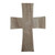 Standing Cross-Paulownia Wood-Gray (10.25" x 14" x 2") by Santa Barbara Des