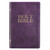 KJV Deluxe Gift Bible-Purple Faux Leather Indexed by Christian Art Gift