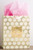 Gift Bag-Specialty-Gold Hexies-Matthew 5:14-Large by Dayspring