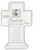 Cross-Baptism w/Metal Shell Motif-Standing (6") by Baptism