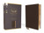 NASB 1995 Single-Column Reference Bible (Comfort Print)-Brown Leathersoft by Zondervan