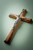 Cross-Olive Wood-Plain Crucifix (8") by Earthwood