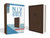 NIV Value Thinline Bible/Large Print (Comfort Print)-Chocolate Leathersoft by Zondervan