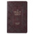 KJV Giant Print Bible-Dark Brown Faux Leather Indexed by Christian Art Gift