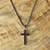 Necklace-Eden Merry-Just For Him-Cross Box Chain (24") by Eden Merry