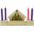 Advent Mini Nativity Candle Holder-O Come Let Us Adore Him w/Candles Included (10" x 4.75" x 2") by Advent