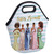 Insulated Lunch Bag-Sister Friends (11.5"W x 12"H x 6.75"D) by African American E