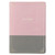 KJV Super Giant Print Bible-Pink/Gray Faux Leather Indexed by Christian Art Gift