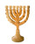 Menorah-Olive Wood-7 Branched (5") by Earthwood