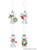 Ornament Prepack-Teeny Mistletoe Angel (Pack Of 24) by Christmas