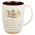 Mug-The Lord's Prayer (Matthew 6:9-13)-White/Brown (15 Oz) (MUG951) by Christian Art Gift