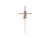 Wall Cross-Praying Boy-Gold/Silver by Swanson