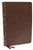 NKJV Verse-By-Verse Reference Bible/Large Print (Comfort Print)-Brown Genuine Leather by Nelson Bibles