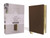 NASB 1995 Thinline Bible/Large Print Passaggio Setting (Comfort Print)-Brown Leathersoft by Zondervan