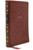 NKJV Large Print Thinline Bible (Comfort Print)-Brown Leathersoft by Nelson Bibles