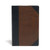 KJV Large Print Personal Size Reference Bible-Black/Brown LeatherTouch by Holman Bible