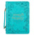 Bible Cover-She Is Clothed With Strength & Dignity (Proverbs 31:25)-Teal Faux Leather Fashion-XLarge by Christian Art Gift