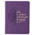 Journal-Classic LuxLeather-Strength & Dignity-Purple by Christian Art Gift