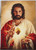 Frameless Canvas-Sacred Heart Of Jesus (10" x 14") by Gelsinger Dona