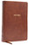 KJV Foundation Study Bible/Large Print (Comfort Print)-Brown Leathersoft Indexed by Nelson Bibles