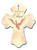 Wall Cross-Dove/Confirmed In Christ (6" x 8") by Glow Decor