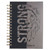 Journal-Wirebound-Be Strong Joshua 1:9-Large by Christian Art Gift