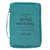 Bible Cover-Value-Strength & Dignity-MED-Teal by Christian Art Gift