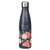 Water Bottle-Navy Floral Strength & Dignity Prov. 31:25 by Christian Art Gift