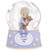 Musical Snow Globe-Jesus Loves Me Bear-Boy by Precious Moments