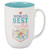 Mug-World's Best Teacher (Ecclesiastes 2:26)-White/Teal (MUG994) by Christian Art Gift