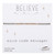 Bracelet-Morse Code-Believe-Stretch W/ Gift Bag by Alexa's Angels