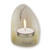 Candle Holder-Alabaster Holocaust Remembrance Tealight Candle Holder (#43149) by Holy Land Gifts