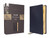 NASB 1995 Wide Margin Bible (Comfort Print)-Navy Genuine Calfskin Leather by Zondervan