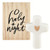 Ceramic Cross Figurine In Wood Box/O Holy Night (2"W x 2.75"H-Box) by Christmas