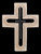 Wall Plaque-Cutout Cross (7" x 10.25") by Ganz