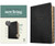 NLT Large Print Thinline Center-Column Reference Bible Filament Enabled-Black Holy Windows LeatherLike Indexed by Tyndale