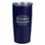 Stainless Steel Tumbler-Be Strong Josh. 1:9-Navy by Christian Art Gift
