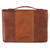 Bible Cover-John 3:16-Brown/Tan Two Tone Luxleather-LRG by Christian Art Gift