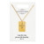 Necklace-Rectangle-I Am The Vine...-Gold Plated (John 15:5) (15" w/ 2" Extender) by Kingdom Jewelry