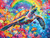 Jigsaw Puzzle-Rainbow Sea w/Poster (500 Piece Soft Touch) by Ward Michael