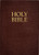 KJVER Holy Bible Large Print-Dark Mahogany Genuine Leather Indexed by Whitaker House