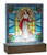 Home Decor-LED Light Up-Stained Glass Angel (5 7/8" x 2 3/8") by Ganz