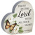 Heart Sitter-Trust In The Lord With All Your Heart (6" x 6" x 1") (#27599) by Carson Home Accent