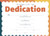 Certificate-Dedication (8-1/2" x 11") (Pack Of 6) by Broadman & Holman