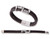 Bracelet-Bold & Brave/Believe-Stainless Steel & Leather (#9827) by Holy Land Gifts