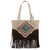 Tote-Aztec Cross W/ Fringe (Concealed Carry)-Tan by Montana West
