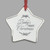Ornament-Baby's First Christmas In Star Shape-Silver (3"H) (#138571) by Christmas