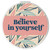 Compact Mirror-Believe In Yourself by Dexsa