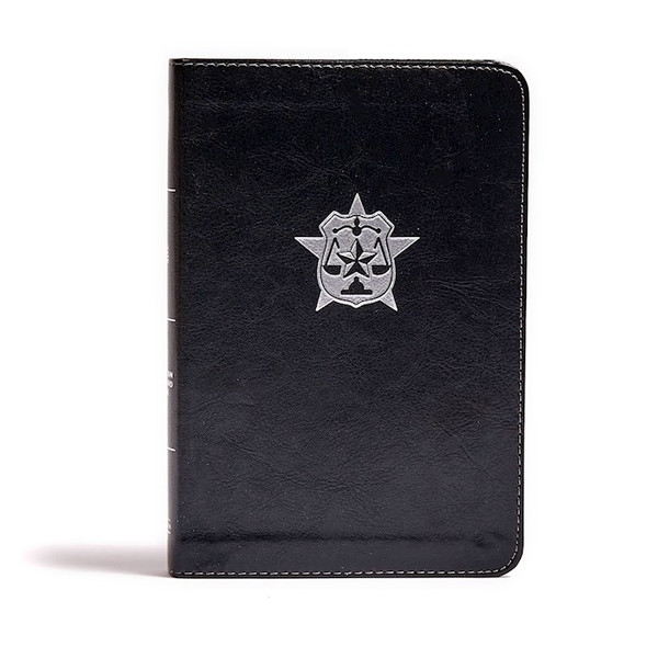 CSB Heroes Bible (Law Enforcement Officer) Black LeatherTouch by Holman Bible
