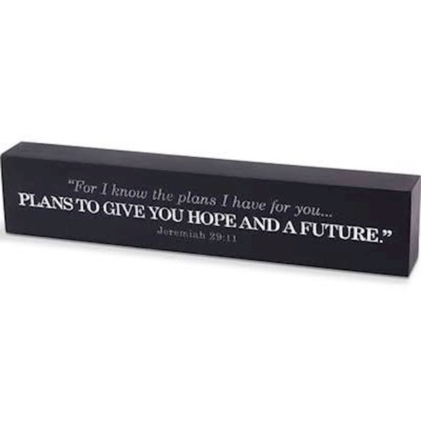 PLAQUE-HIS PLANS (#11696) by Lighthouse Christ